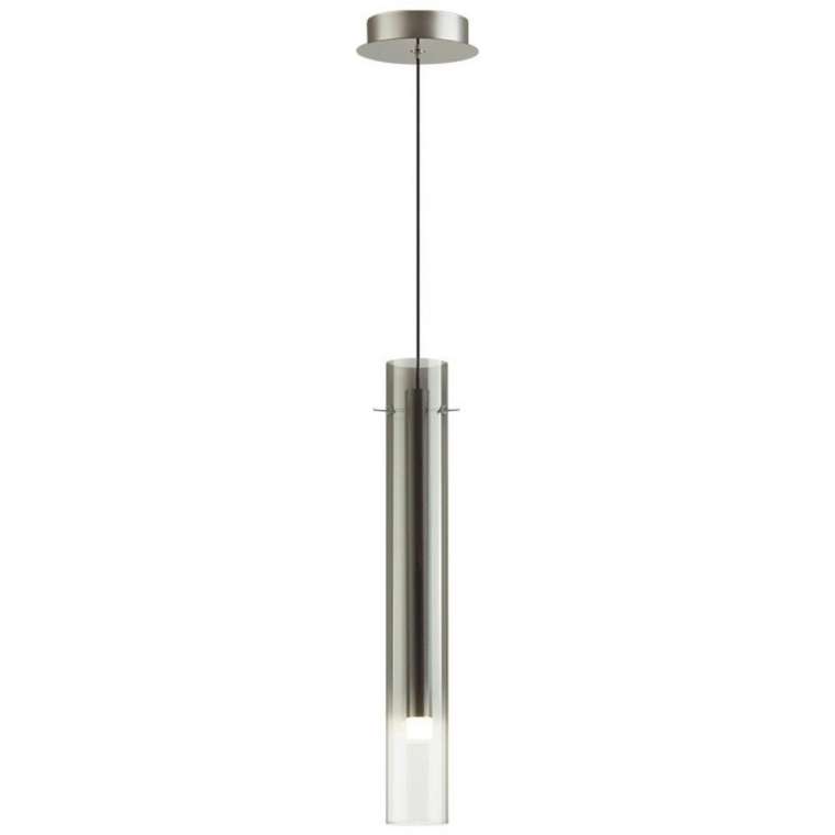 Потолочный светильник подвесной в стиле модерн Odeon Light Shiny 5061/5LA PENDANT серебристый/дымчатый/металл/стекло LED 4W 3000K