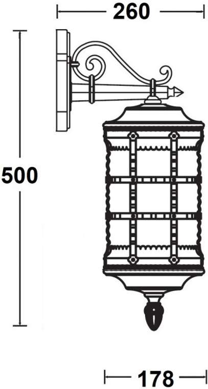 Настенный фонарь уличный IP44 Oasis Light BARSELONA 81202 02 cover Gw