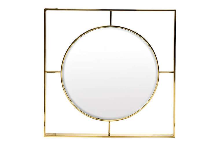 Настенное зеркало квадратное декоративное