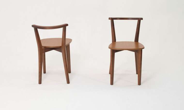 Набор из двух стульев Франк коричневого цвета
