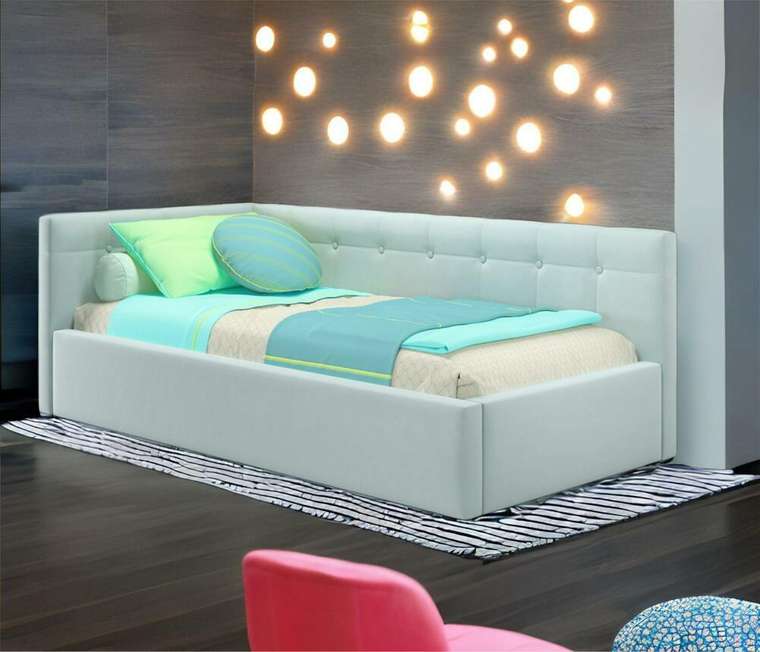 Кровать Bonna 90х200 мятного цвета