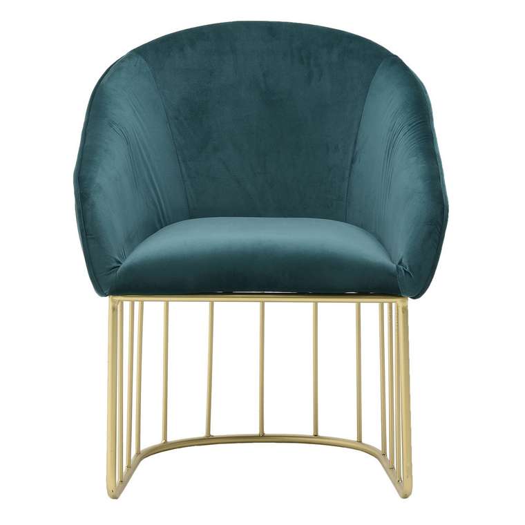 Кресло синего цвета
