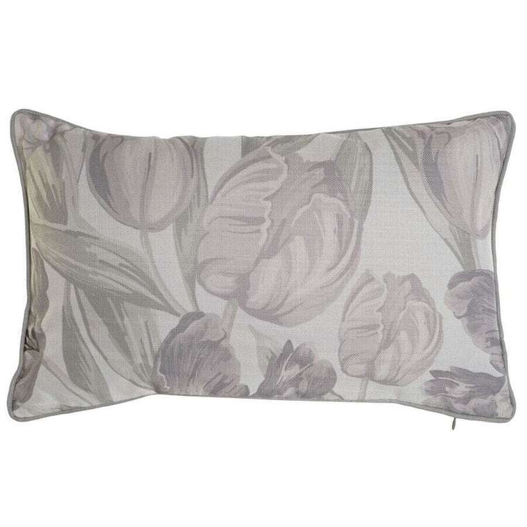 Подушка Home ESPRIT печатные Тюльпан 50 x 10 x 30 см