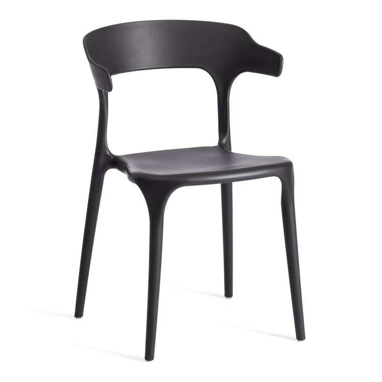 Набор из четырех стульев Ton черного цвета