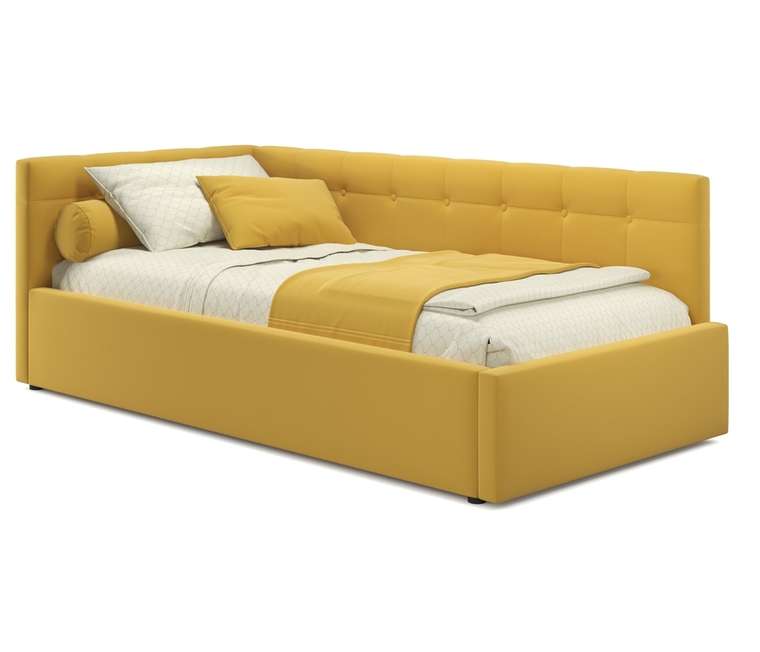 Кровать Bonna 90х200 желтого цвета