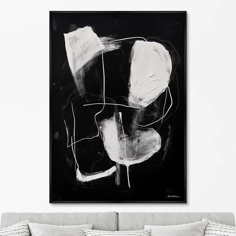 Репродукция картины Non-streamlined shapes, No 2, 2024г.