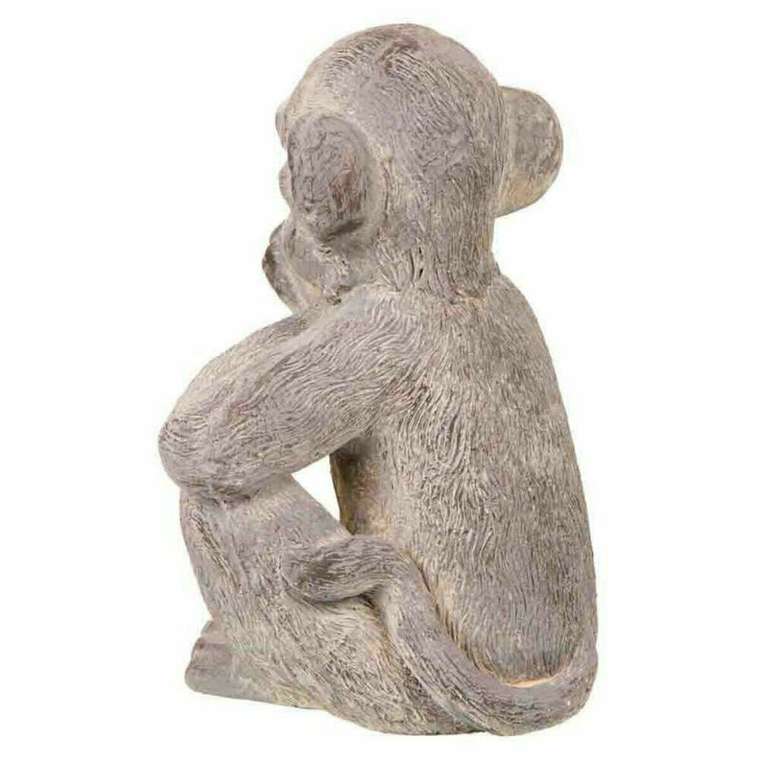 Декоративная фигура Серый магний Обезьяна 26 x 40 x 35 cm
