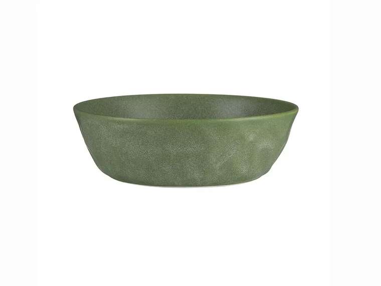 Салатник Old Clay 18 зеленого цвета