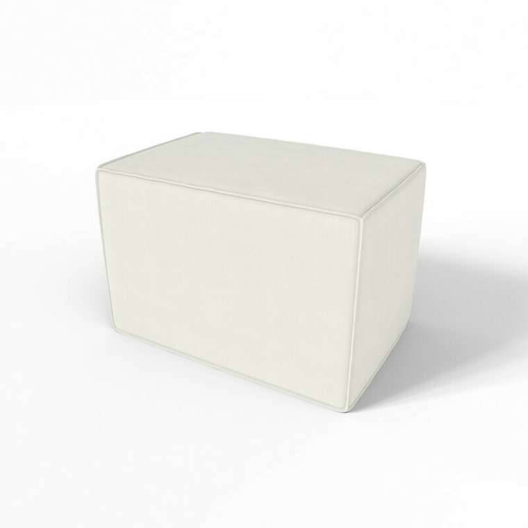 Банкетка Куб 60 белого цвета