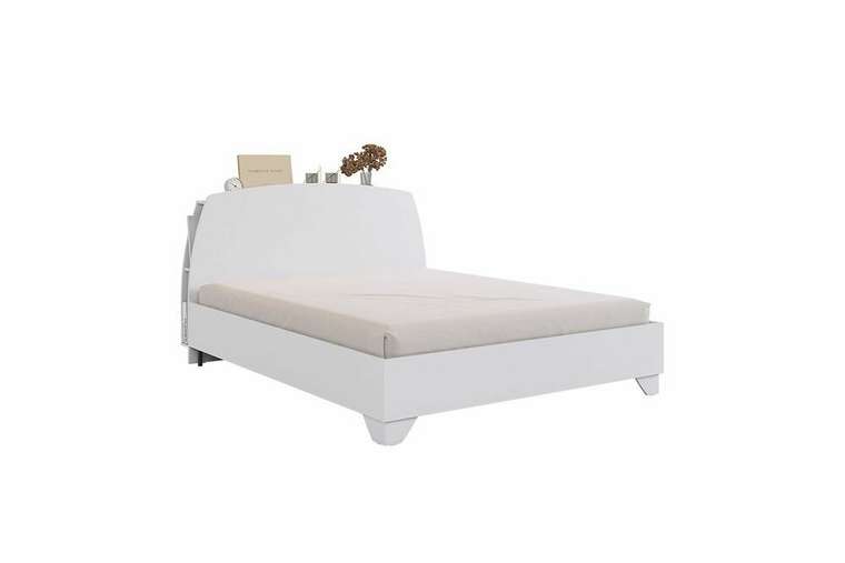 Кровать Виктория-1 160х200 белого цвета 