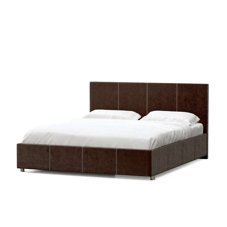 Кровать с подъемным механизмом Атриум 180х190 коричневого цвета