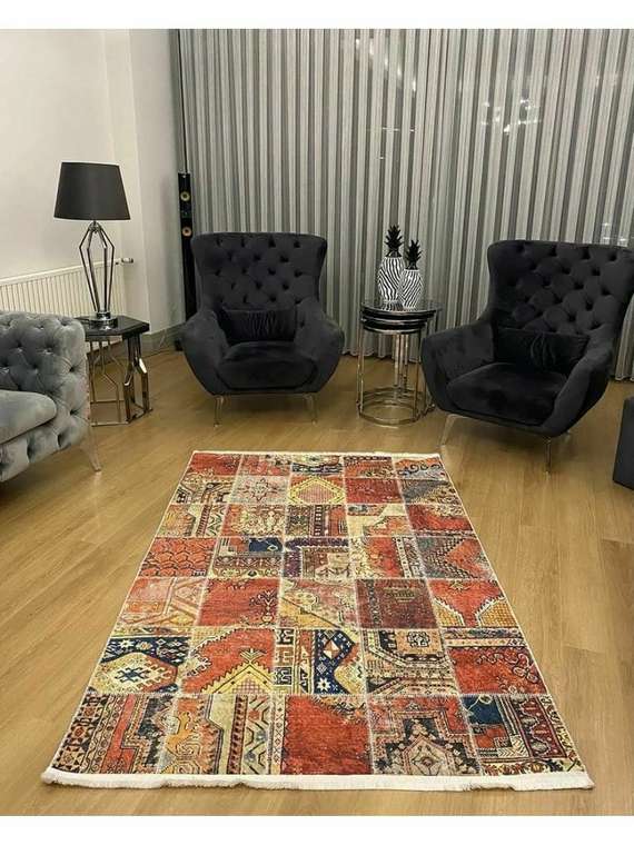 Ковер Hali BH 160x230 коричневого цвета