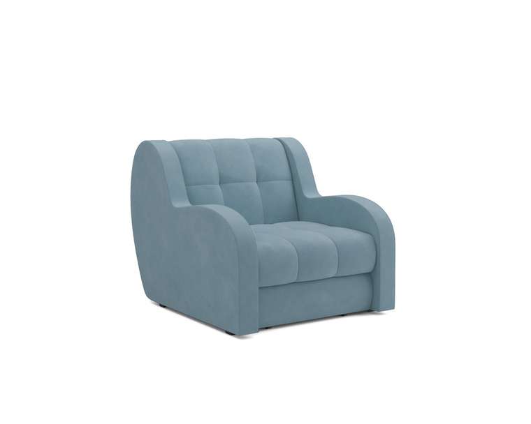 Кресло-кровать Барон голубого цвета