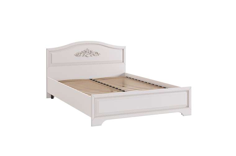 Кровать Белла 140х200 белого цвета без подъемного цвета