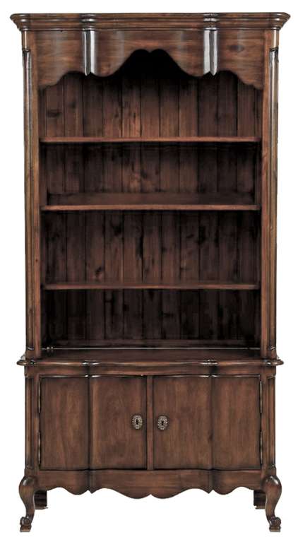 Шкаф книжный открытый Вандом коричневого цвета