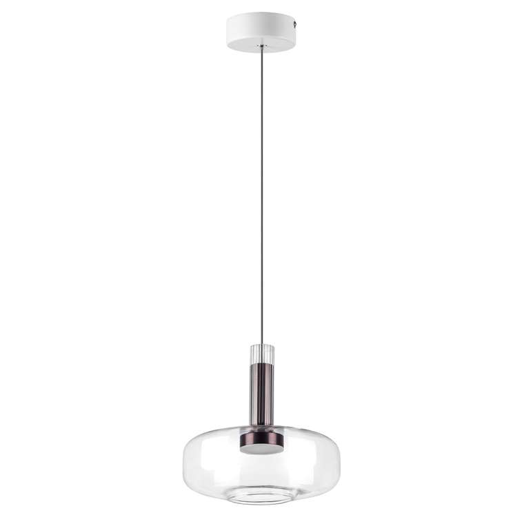 Люстра DISCO 6W LED 300LM 120G БЕЛЫЙ/ПРОЗРАЧНЫЙ 3000K