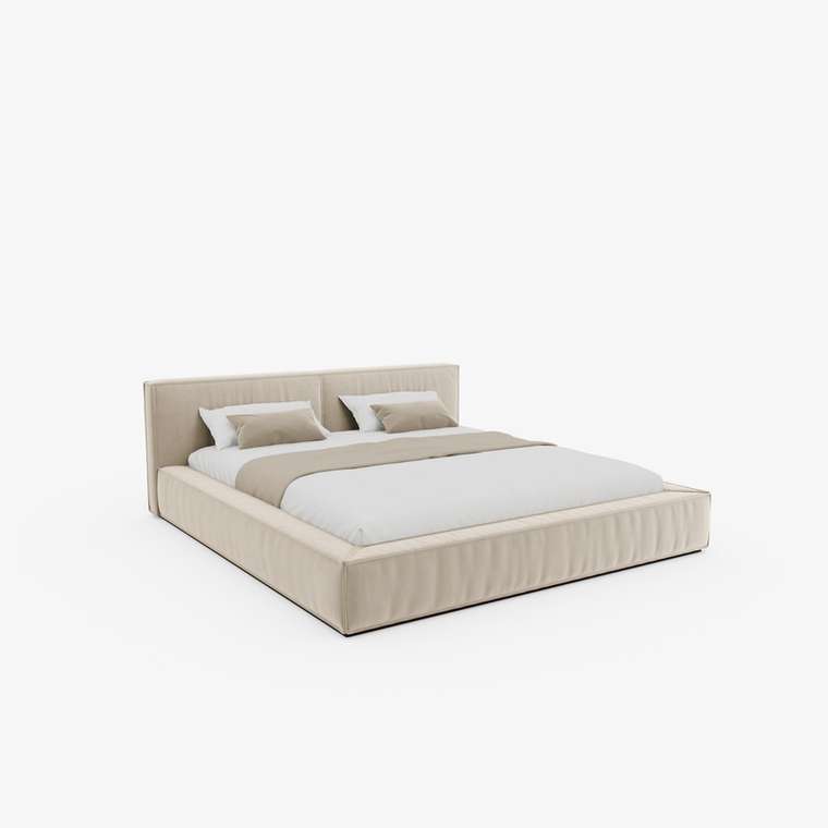 Кровать Terra 160х200 бежевого цвета с подъемным механизмом