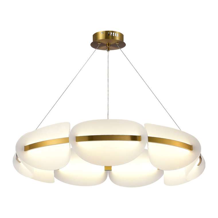 Люстра подвесная ST-Luce Золотистый/Белый LED 1*56W 3000K ЭТУАЛЬ