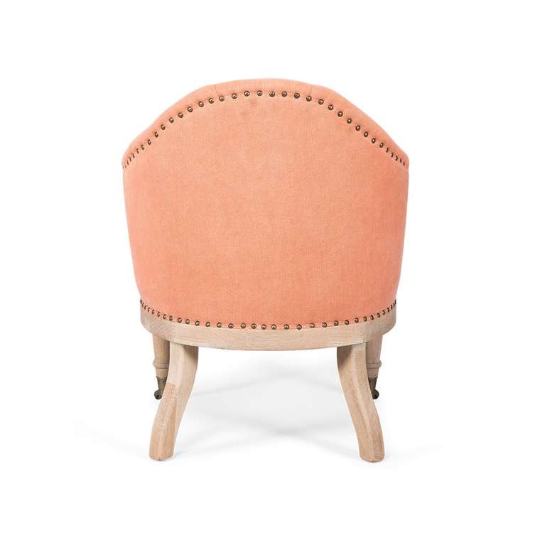 Кресло Austine персиково-розового цвета