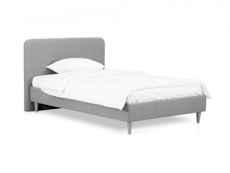 Кровать Prince Philip L 120х200 серого цвета 