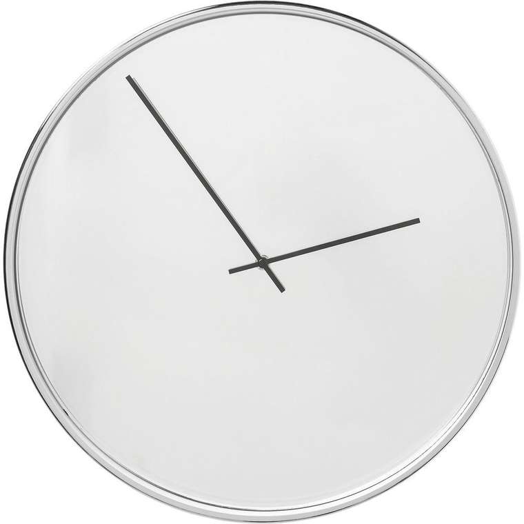 Часы настенные Timeless серебряного цвета