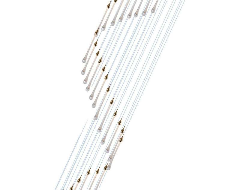 Подвес Асмер латунь d60 h500 Led 84W (3000К)