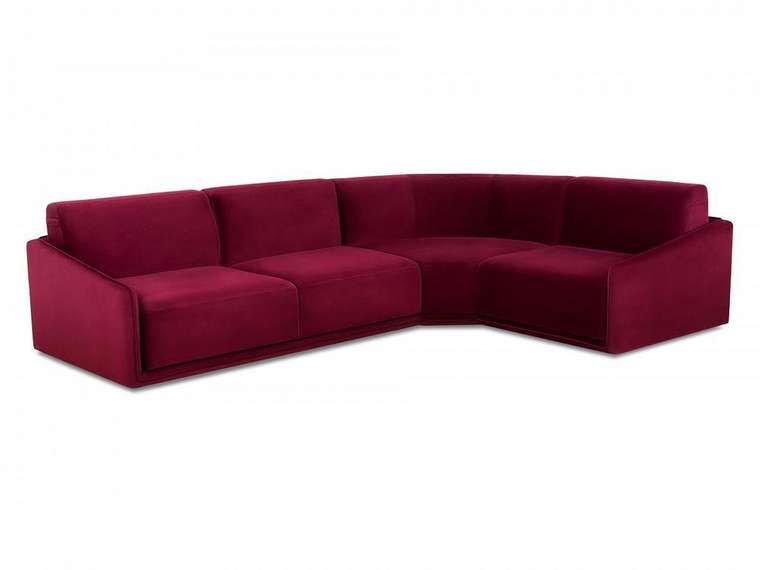 Угловой диван-кровать Toronto бордового цвета