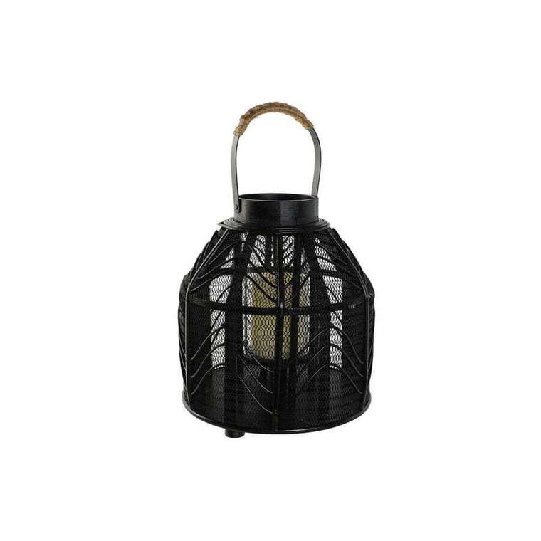 Свечи Подсвечник Home ESPRIT Чёрный Металл 26,5 x 26,5 x 28 cm
