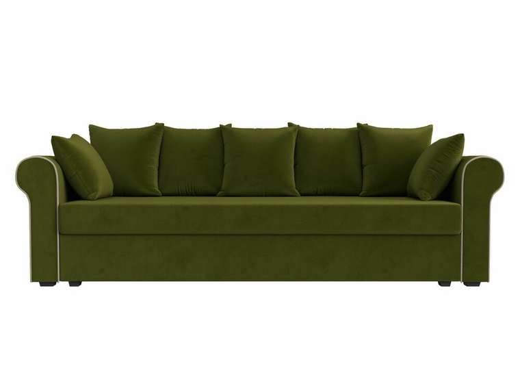 Прямой диван-кровать Рейн зеленого цвета