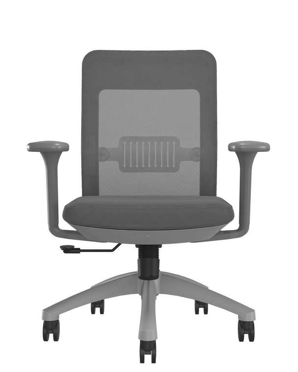 Компьютерное кресло Emissary Q серого цвета