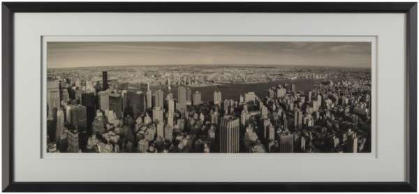 Постер с паспарту в раме "New Jersey at sunset"
