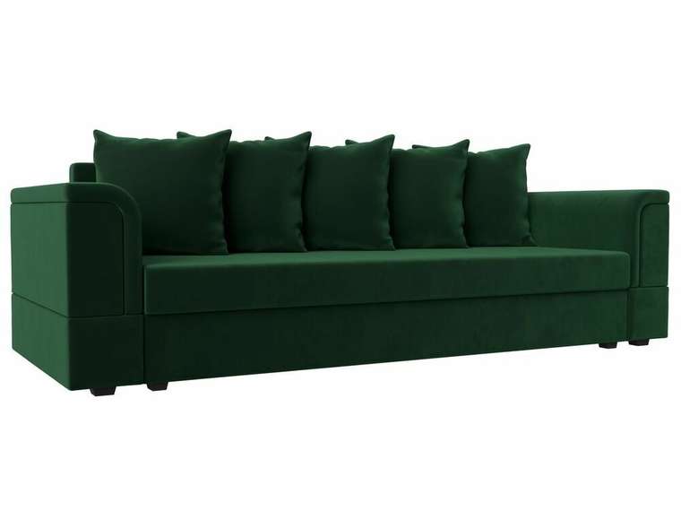 Диван-кровать Лига 005 темно-зеленого цвета