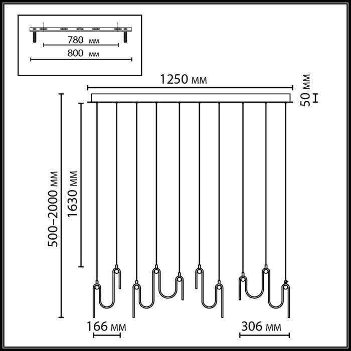 Подвесной светильник светодиодный Odeon Light Flow 5106/52L золотой брашинг/дымчатый металл/стекло LED x 52W 4000K
