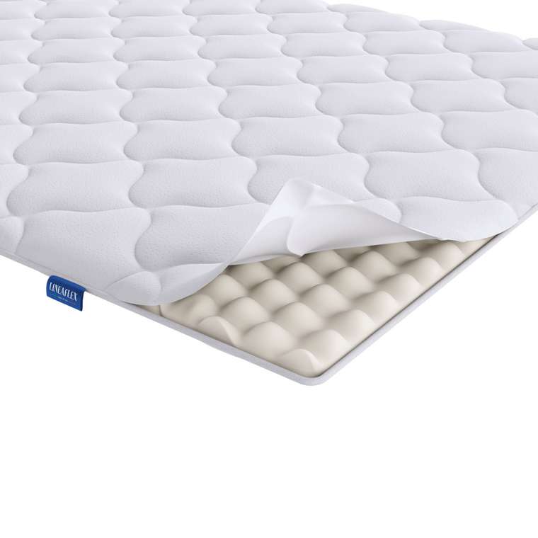 Топпер Скьюма Massage 160x200 белого цвета
