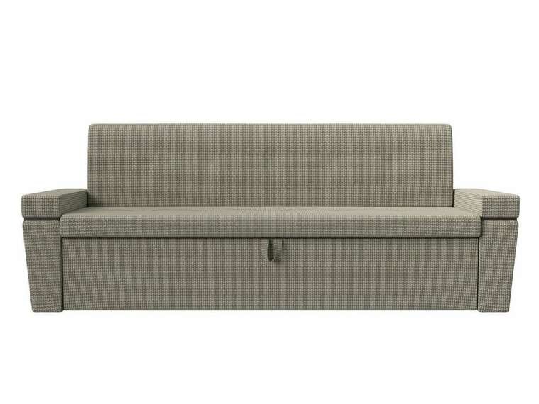 Прямой диван-кровать Деметра бежево-коричневого цвета