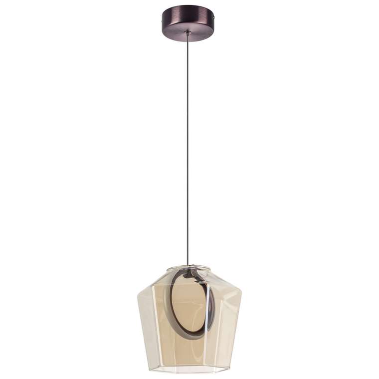 Люстра CARAMELLO LED 6W 110LM КОФЕЙНЫЙ/КОНЬЯК 3000K