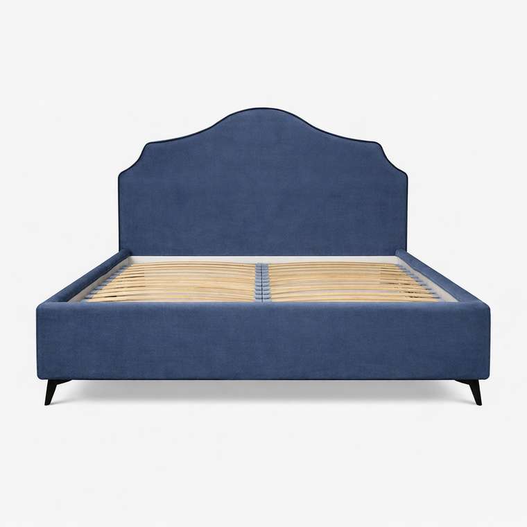 Кровать Bliss LB 140х200 темно-синего цвета с подъёмным механизмом 