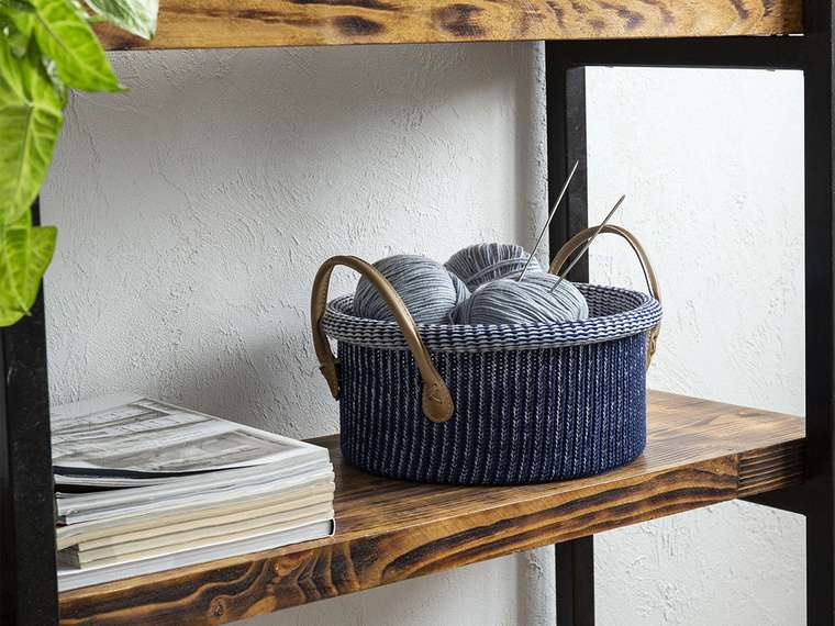 Корзина Todi Blue S синего цвета
