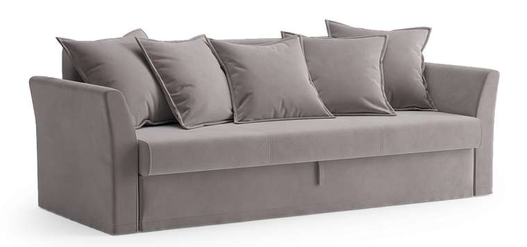 Диван-кровать Фьюжн серого цвета