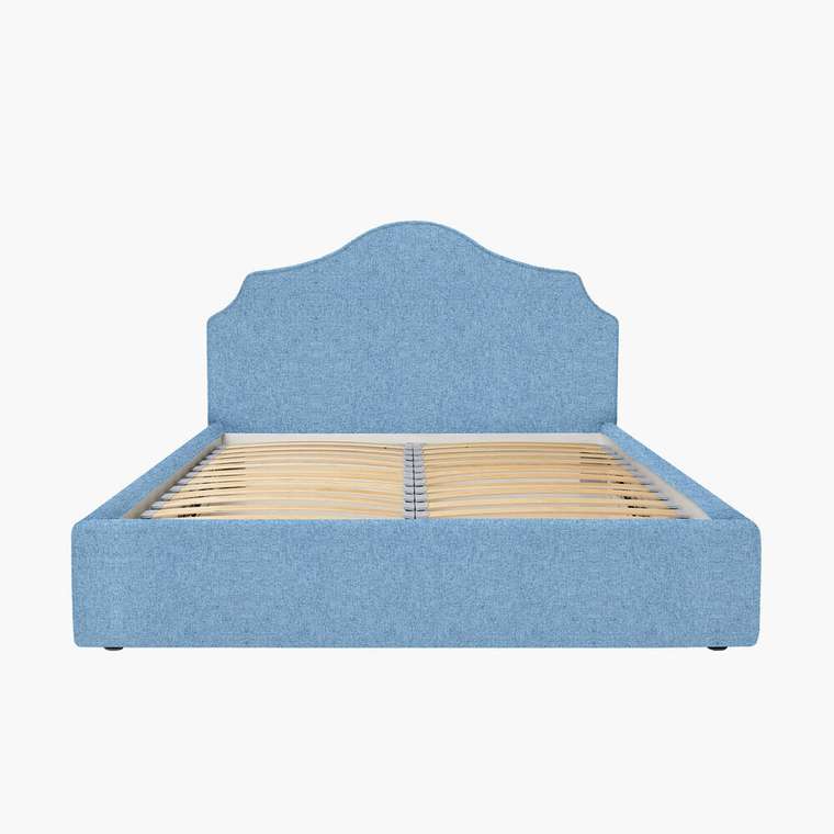 Кровать Bliss 140х200 голубого цвета без подъёмного механизма
