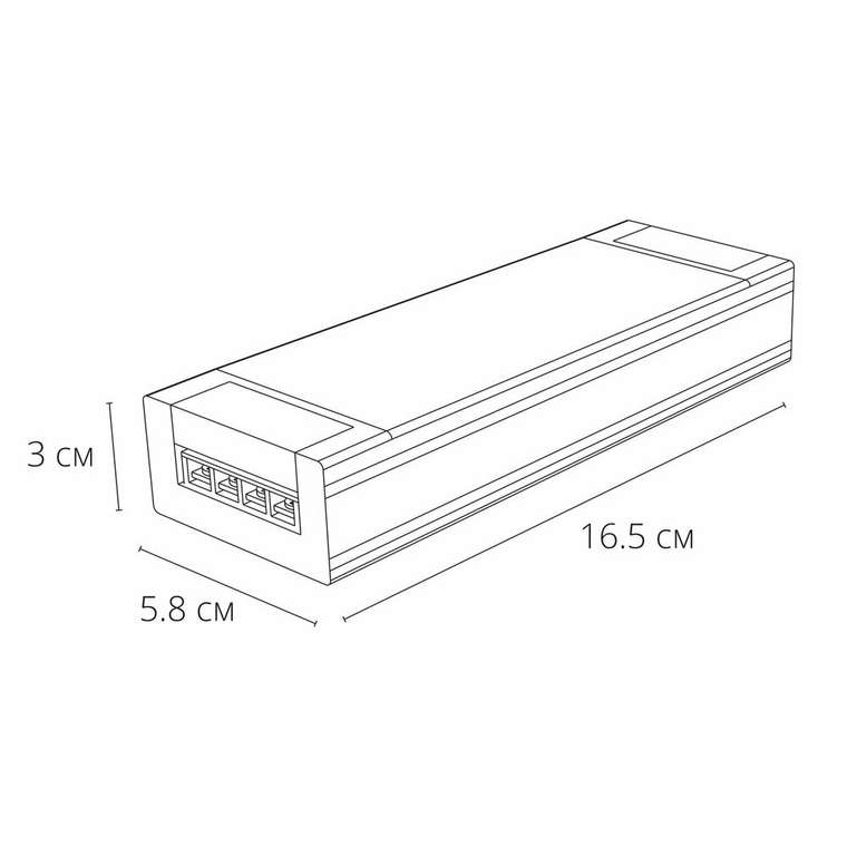 Блок питания 48V 100W 2.08А для светодиодных лент Arte Lamp PRO A481205