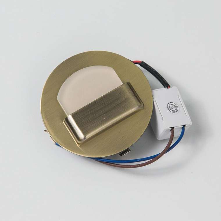 Citilux Скалли CLD006R3 LED Встраиваемый светильник лестничный Бронза
