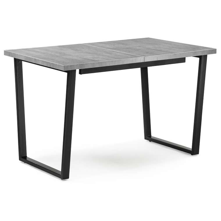 Раздвижной обеденный стол Лота Лофт серого цвета