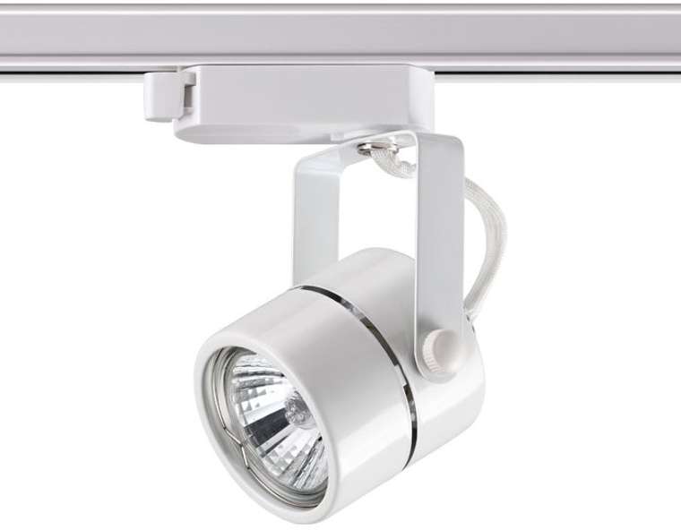 Светильник трековый однофазный трехжильный IP20 50W 220V NT19 белый Novotech Pipe 370428
