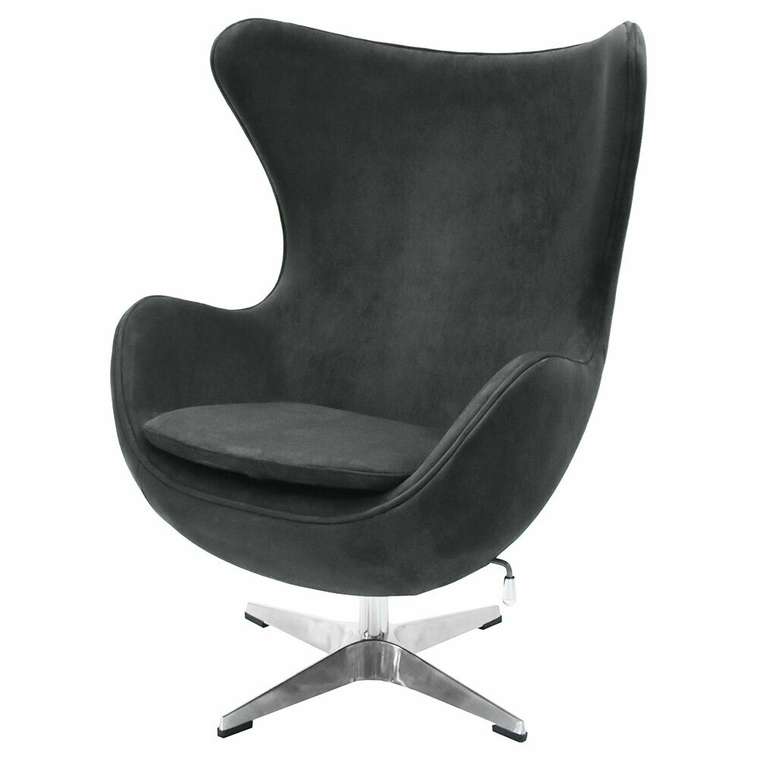 Кресло Egg Chair графитового цвета
