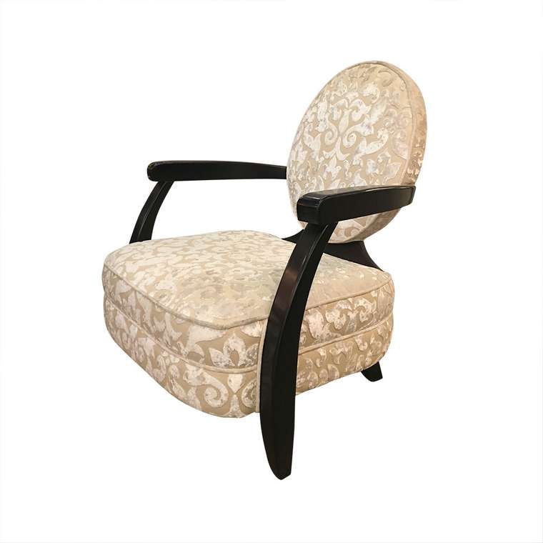 Кресло Casali "Elysee" с каркасом из дерева черного цвета