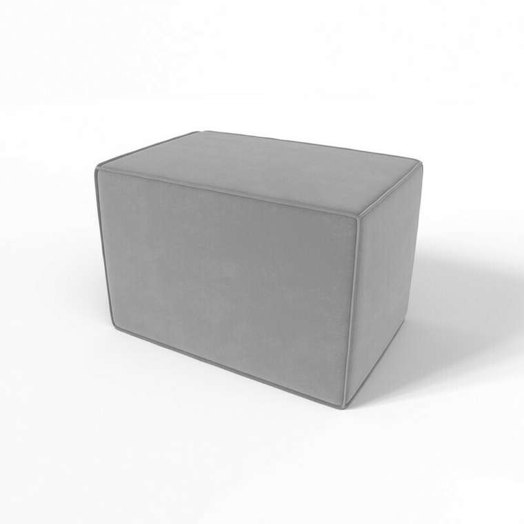 Банкетка Куб 60 серого цвета
