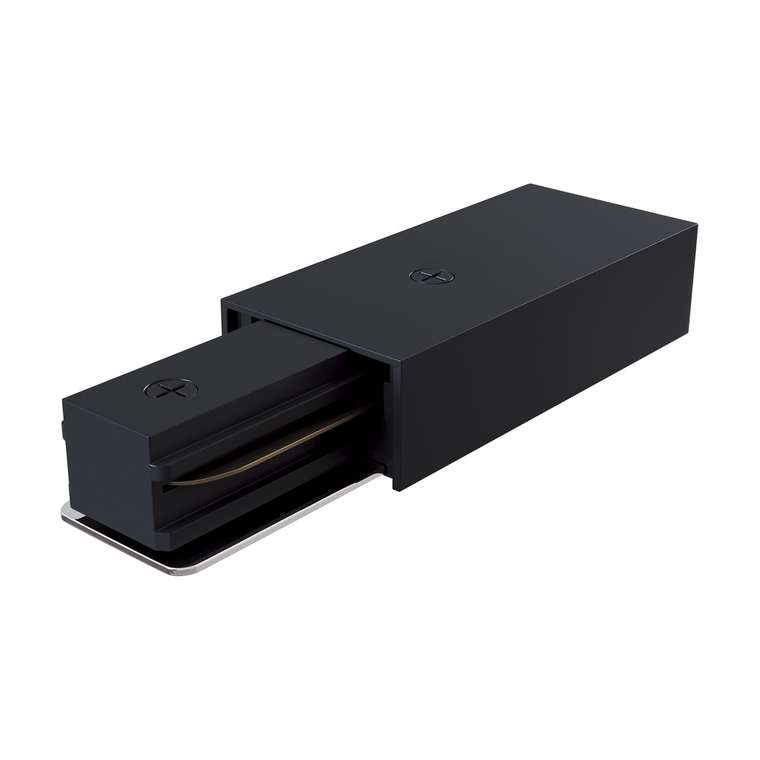 Комплектующие для накладной трековой системы Technical TRA001B-11B Accessories for tracks Unity Однофазная трековая система UNITY