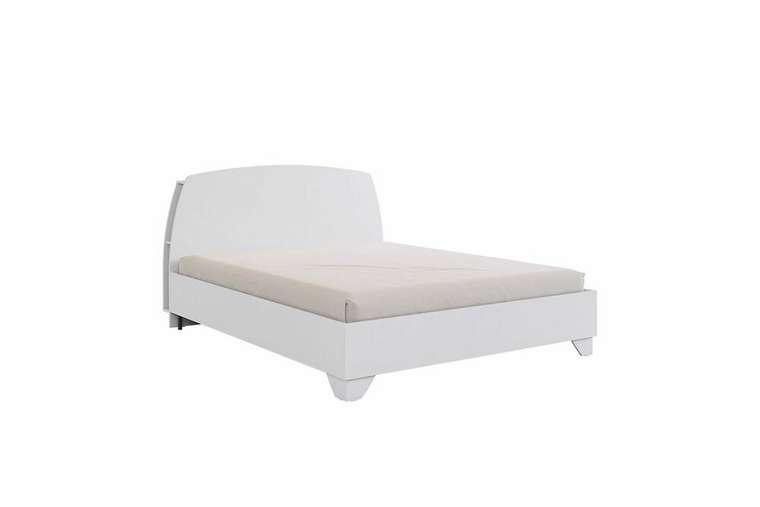 Кровать Виктория-1 160х200 белого цвета 