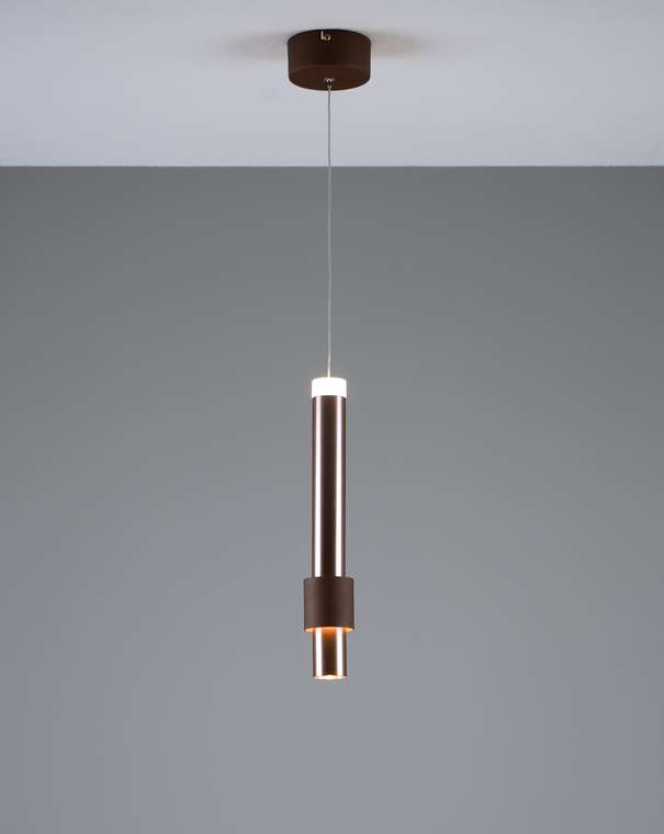 Подвесной светодиодный светильник Elli темно-бронзового цвета